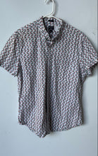 Load image into Gallery viewer, J. Crew Mens Multicolor Printed Slim Fit Flex Washed Button-Up Shirt Size L