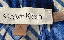 Load image into Gallery viewer, Calvin Klein Womens Blue White Floral Print Long Sleeve Button-Up Shirt Size S