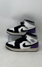 Load image into Gallery viewer, Nike Mens Air Jordan 1 Mid SE 852542-105 Purple Leather Sneaker Shoes Size 9