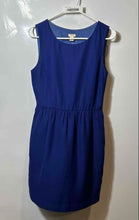 Load image into Gallery viewer, J.Crew Womens Blue Sleeveless Round Neck Short Mini Dress Size 4