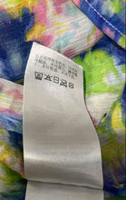 Load image into Gallery viewer, DKNY Womens Multicolor Abstract Print Sleeveless V-Neck Blouse Top Size XS
