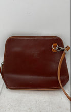 Load image into Gallery viewer, Zagara Womens Brown Leather Zipper Adjustable Strap Crossbody Bag