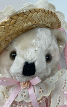 Load image into Gallery viewer, Vintage Collectible Wearing Pink Dress And Hat Plush Teddy Bear Toy
