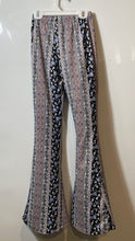 Load image into Gallery viewer, Forever 21 Womens Multicolor Printed Flared Leg Pull-On Trouser Pants Size S