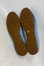 Load image into Gallery viewer, Kate Spade Womens Eliza Blue Suede Moc Toe Slip-On Loafer Flats Size 7B