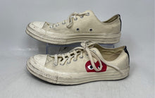 Load image into Gallery viewer, Converse Unisex Chuck 70 Low 150207C Beige Red Heart Sneaker Shoes Sz M8.5 W10.5