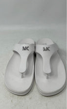 Load image into Gallery viewer, Michael Kors Womens Linsey White Slip-On Thong Sandals Size 10