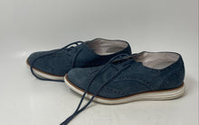 Load image into Gallery viewer, Cole Haan Womens Original Grand Blue Wingtip Lace-Up Oxford Shoes Size 7