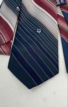 Load image into Gallery viewer, Christian Dior Mens Multicolor Striped Adjustable Pointed Tie One Size