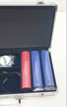 Load image into Gallery viewer, Multicolor Professional Poker Chip Set Game With Dealer Button Missing Cards