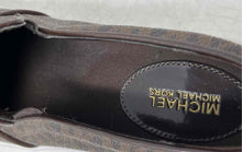 Load image into Gallery viewer, Michael Kors Womens Brown White Signature Print Sneaker Shoes Size 7.5M