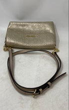 Load image into Gallery viewer, Calvin Klein Womens Golden Signature Embossed Adjustable Strap Crossbody Bag