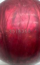 Load image into Gallery viewer, Ebonite Maxim Red Swirl Pattern Drilled Mid Performance Ten-Pin Bowling Ball