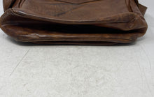 Load image into Gallery viewer, Womens Brown Genuine Leather Adjustable Strap Crossbody Messenger Bag