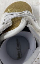 Load image into Gallery viewer, Juicy Couture Baby Girls Saratoga White Gold Slip-On Sneaker Shoes Sz 3M In Box