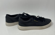 Load image into Gallery viewer, Adidas Womens Sleek Black Leather Lace-Up Low Top Sneakers Shoes Size 7