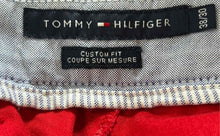 Load image into Gallery viewer, Tommy Hilfiger Mens Red Custom Fit Straight Leg Chino Pants Size 38x30