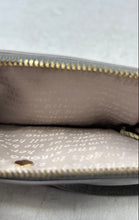 Load image into Gallery viewer, Kate Spade New York Womens Silver Glitter Leather Zip Top Wristlet Wallet