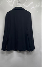Load image into Gallery viewer, Loft Ann Taylor Womens Black Long Sleeve Notch Lapel One-Button Blazer Size 14