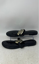 Load image into Gallery viewer, Kelly & Katie Womens Dahlin Black Open Toe Slip-On Thong Sandals Size 10M