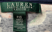 Load image into Gallery viewer, Lauren Ralph Lauren Womens Multicolor Floral Print Cotton Blouse Top Size PXS