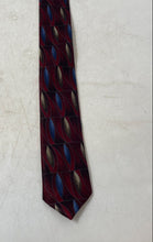 Load image into Gallery viewer, Adolfo Mens Multicolor Geometric Print Adjustable Classic Designer Tie