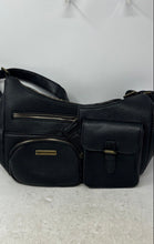 Load image into Gallery viewer, White Mountain Womens Black Inner Pockets Adjustable Strap Zipper Crossbody Bag