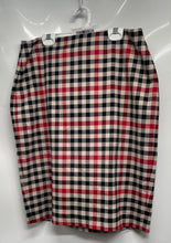 Load image into Gallery viewer, Karl Lagerfeld Womens Multicolor Plaid Flat Front Straight & Pencil Skirt Size 8