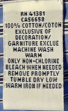 Load image into Gallery viewer, Ralph Lauren Mens Blue White Striped Cotton Long Sleeve Button-Up Shirt Size XL