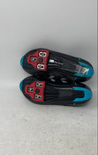 Load image into Gallery viewer, Flywheel Womens Fly Fierce Black Gray Blue Professional Cycling Shoes 37 W/Tag