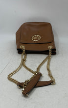 Load image into Gallery viewer, Michael Kors Womens Brown Leather Inner Pocket Chain Strap Shoulder Handbag