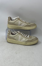 Load image into Gallery viewer, Veja Womens V-90 Beige Leather Lace-Up Round Toe Low Top Sneaker Shoes Size 8