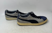 Load image into Gallery viewer, Puma Mens Suede Classic 356182 10 Gray Blue Black Lace-Up Sneaker Shoes Size 11