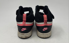 Load image into Gallery viewer, Nike Boys Court Borough Mid 2 CD7783-005 White Black Sneaker Shoes Size 13.5C