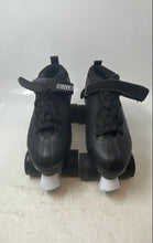 Load image into Gallery viewer, Vintage Chicago Bullet Mens Black Leather Lace-Up Quad Roller Skates Size 11