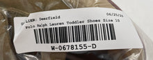 Load image into Gallery viewer, Authentic Polo Ralph Lauren Kids Beige Round Toe Sneaker Shoes Size 10 Stained