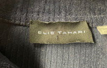 Load image into Gallery viewer, Elie Tahari Mens Blue Ribbed Velour Spread Collar Short Sleeve Polo Shirt Size S