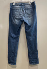 Load image into Gallery viewer, Michael Kors Womens Blue Denim Medium Wash Distressed Straight Leg Jeans Size 4