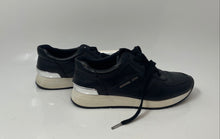 Load image into Gallery viewer, Michael Kors Womens Black Low Top Lace-Up Sneaker Shoes Size 8.5