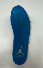 Load image into Gallery viewer, Authentic Nike Mens Air Jordan 4 White Blue Golf Shoes Size 6.5 Worn Dirty