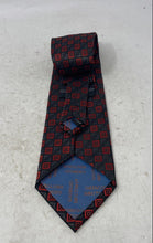 Load image into Gallery viewer, Giorgio Brutini Mens Red Black Geometric Adjustable Formal Designer Tie