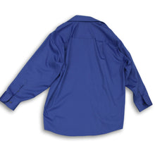 Load image into Gallery viewer, Geoffrey Beene Mens Blue Shirt Size 17.5