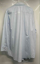 Load image into Gallery viewer, Calvin Klein Mens White Blue Check Long Sleeve Dress Shirt Size XL 17-17.5 32/33