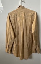Load image into Gallery viewer, Banana Republic Mens Yellow Printed Long Sleeve Button-Up Shirt Size Medium