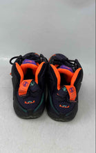 Load image into Gallery viewer, Nike Kids LeBron 12 Black Orange Purple Lace-Up Sneakers Shoes Size 6Y