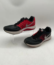 Load image into Gallery viewer, Nike Mens Zoom Span 852437-003 Black Red Lace-Up Sneaker Shoes Size 12
