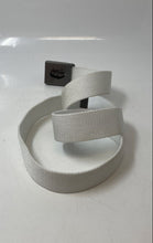 Load image into Gallery viewer, Under Armour White Embossed Logo Buckle Adjustable Webbing Golf Belt