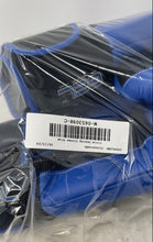 Load image into Gallery viewer, Title Blue Black Adjustable Strap Sporting Equipment Boxing Gloves Pair