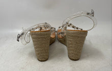 Load image into Gallery viewer, Dolce Vita Womens Maxton Clear Studded High Wedge Heel Espadrille Sandals Sz 8M