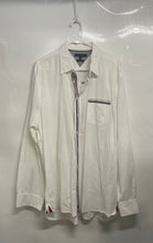 Load image into Gallery viewer, Tommy Hilfiger Mens White Cotton Long Sleeve Regular Fit Button-Up Shirt Sz XXL